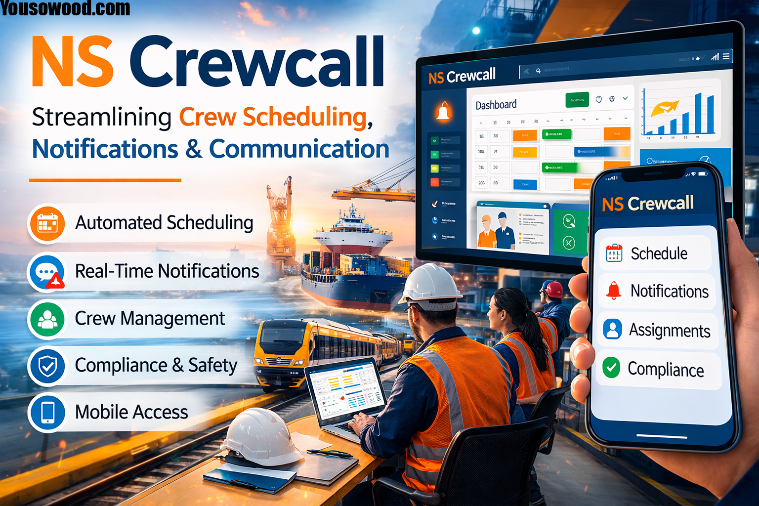 NS Crewcall Digital Crew Management Dashboard